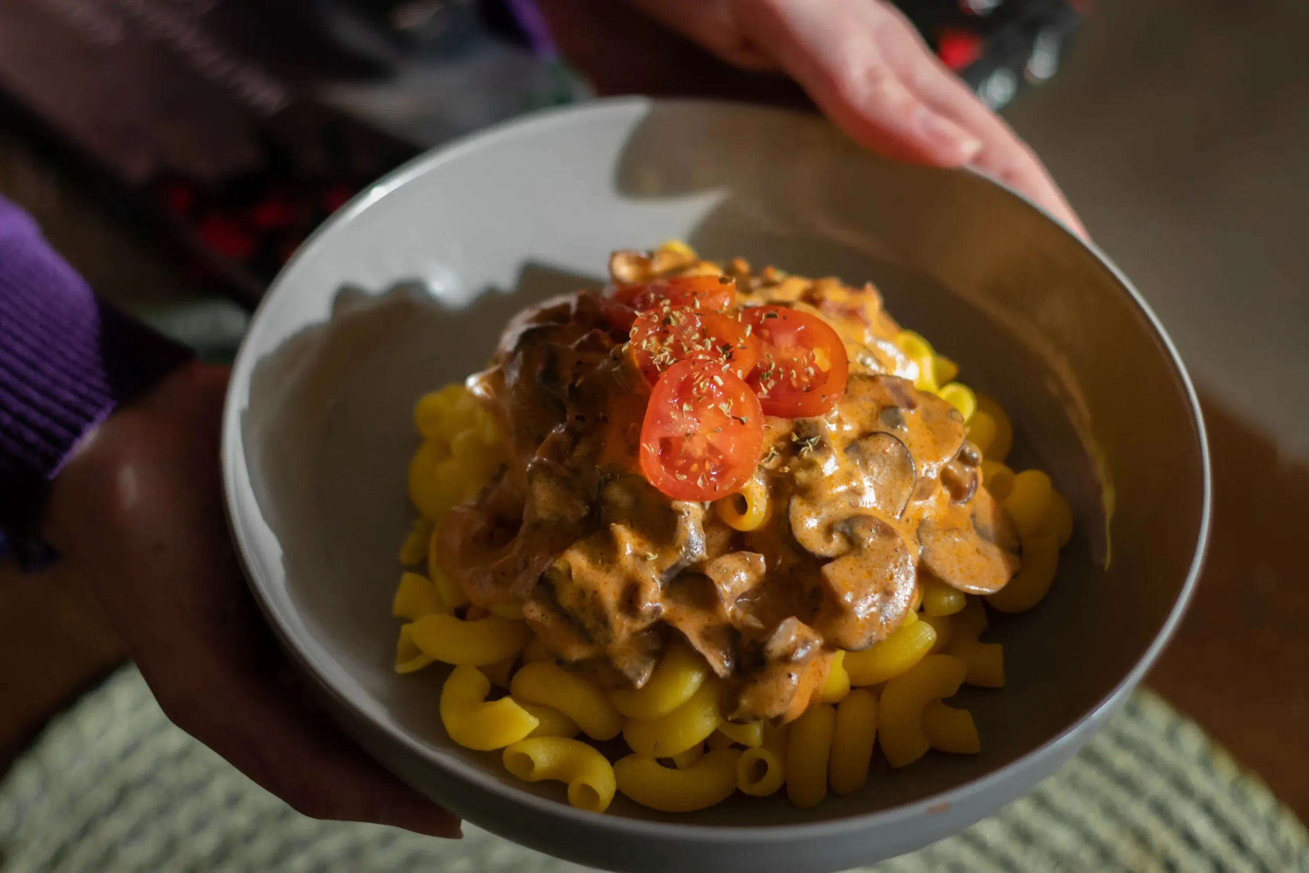 Gluten free mushroom pasta