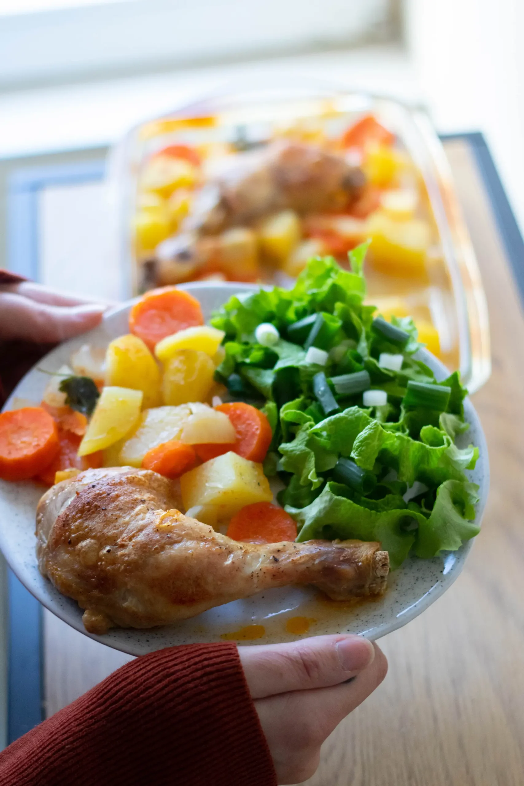 Delicious Baked chicken potatoes
