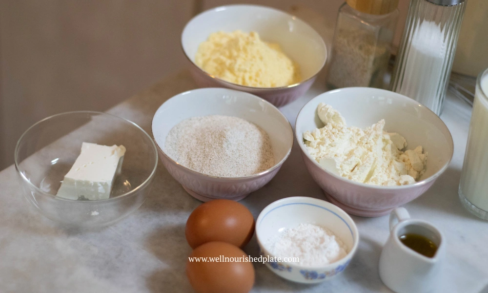 ingredients list for gluten free cornmeal muffins