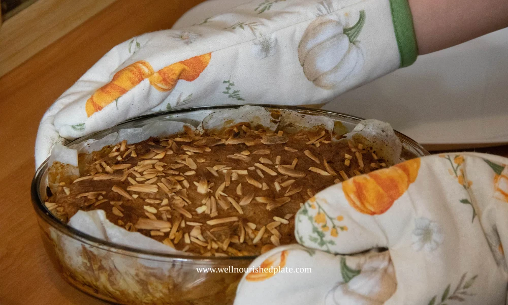 homemade apple pie fresh from the oven