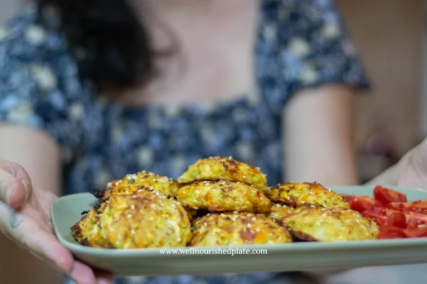 oven baked zucchini fritters