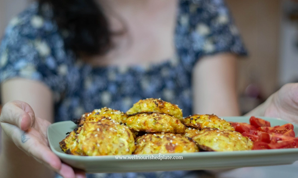 oven baked zucchini fritters