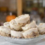 vanilla tarts on a plate