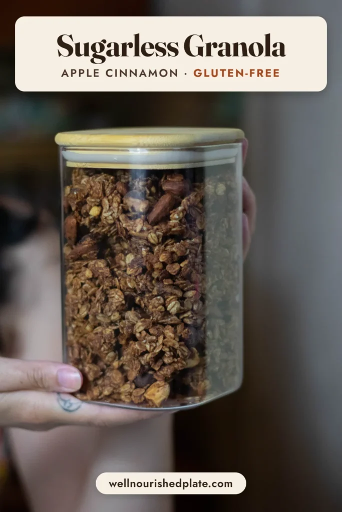 apple cinnamon gluten free granola
