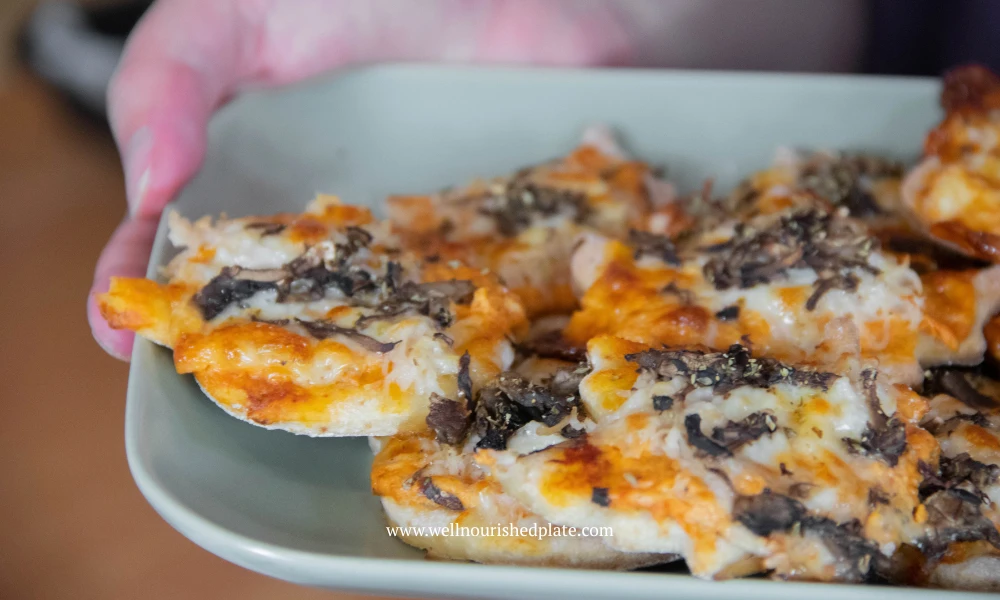 fall themed mini pizzas